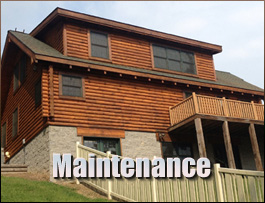  Upperville, Virginia Log Home Maintenance